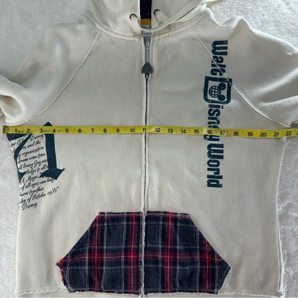 Walt Disney World 40th Anniversary Cream Hoodie with Mickey Black/Red Accents - Picture 3 of 16